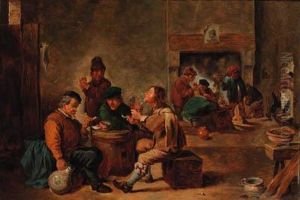 Peasants In A Tavern Interior