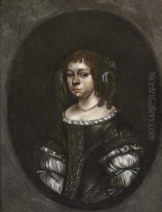 Portrait Of A Girl by Gerard Terborch