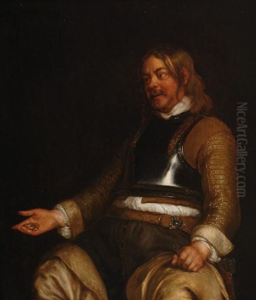 Portrait Of A Man Wearing Acuirass - view 1