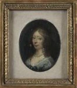 Portrait De Femme En Buste by Gerard Terborch
