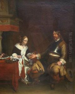 The Gallant Officer by Gerard Terborch