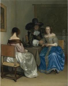 The Card Players by Gerard Terborch