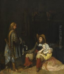 "die Unwillkommene Botschaft" by Gerard Terborch
