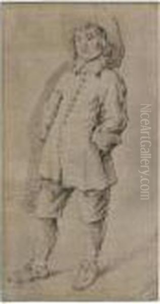 Study Of A Standing Boy, His Hands In His Pockets - view 1