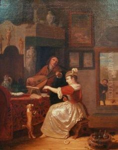 A Lover's Concert by Gerard Terborch