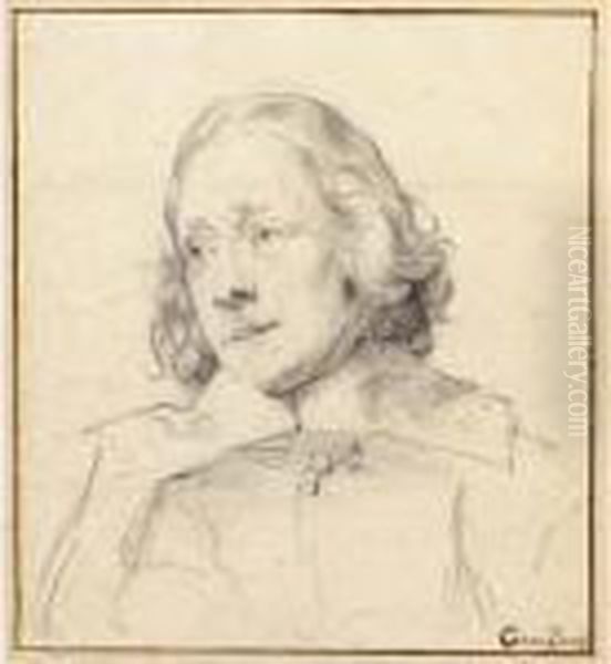 Head And Shoulders Portrait Of Robert Van Voerst - view 1