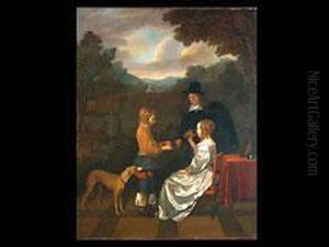 Die Erfrischung by Gerard Terborch