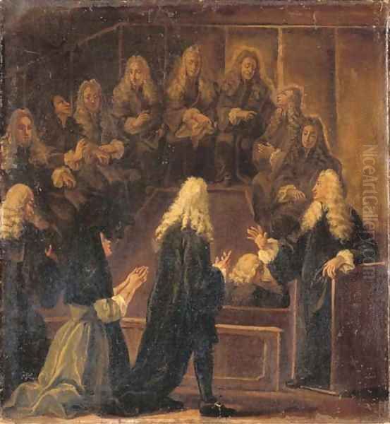 A courtroom scene - view 1