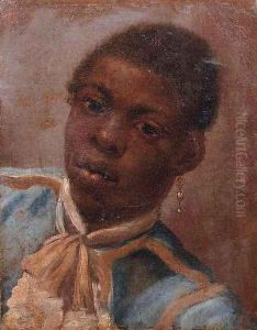 Head of a youth, a study by Venetian School