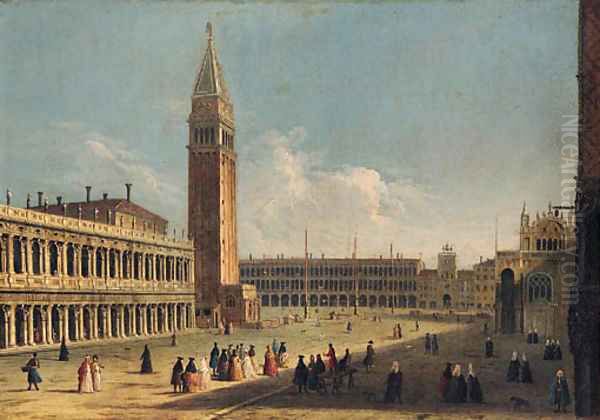 The Piazzetta, Venice, looking North, towards the Piazza San Marco - view 1