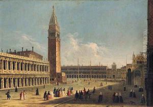 The Piazzetta, Venice, looking North, towards the Piazza San Marco