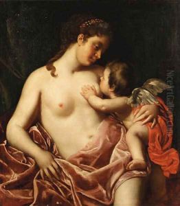 Venus and Cupid by Venetian School