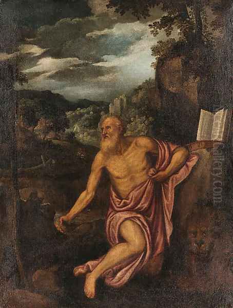 Saint Jerome in the Wilderness - view 1