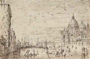 Santa Maria della Salute, Venice by Venetian School