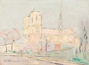 Notre Dame, Paris by Wlodzimierz Terlikowski