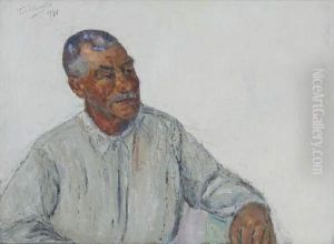 Portrait D'homme. by Wlodzimierz Terlikowski