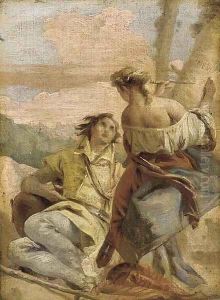 Angelica and Medoro by Venetian School