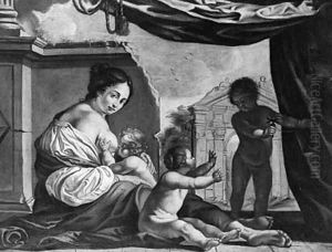 A Personification of Charity by Roman School