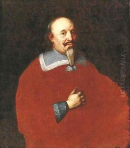 Portrait of a Gentleman, three-quarter-length by Roman School