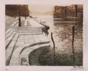 Marmortrappen by Fritz Thaulow
