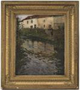 Aften I Audenarde by Fritz Thaulow