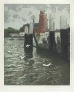Les Mouettes by Fritz Thaulow