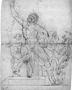 The Laocoon by Roman School