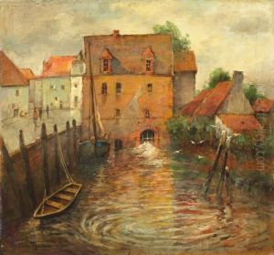 Stadtkanal by Fritz Thaulow