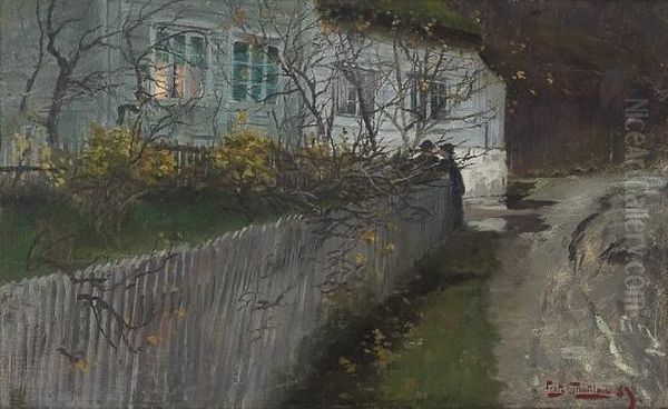 By An Old Vicarage - view 1