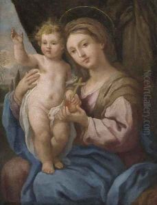 The Madonna and Child 3 by Roman School