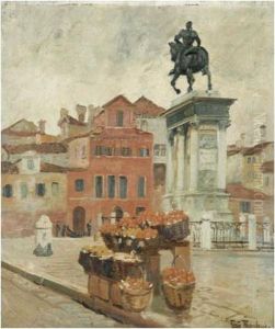 La Statue Du Colleone, Venise