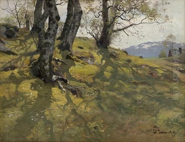 Spring At Stord, May1889 - view 1