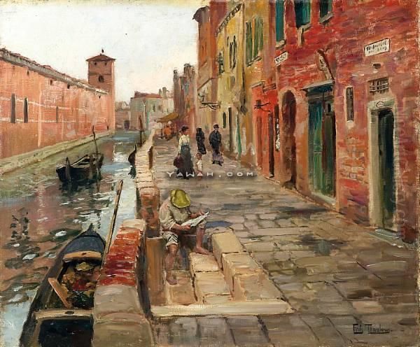 Fra Venezia Olje Pa Lerret - view 1