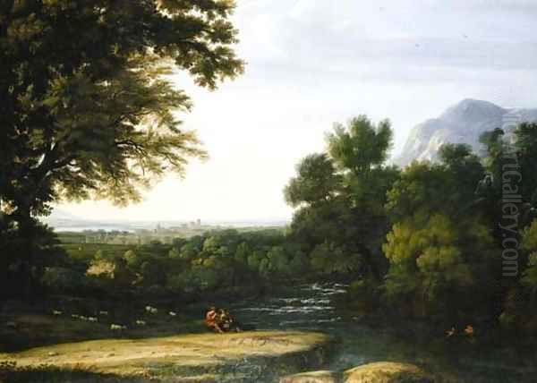 An Arcadian landscape with Mercury and Argus - view 1