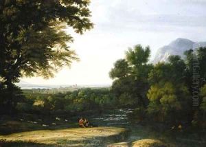 An Arcadian landscape with Mercury and Argus