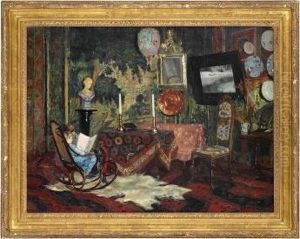 Interior Fra Grini Gard 1887 Interior Fra Grini Gard 1887