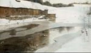 Paisaje Invernal by Fritz Thaulow