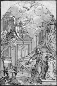 The Annunciation by Roman School