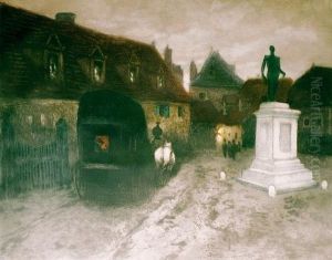 Diligencen by Fritz Thaulow