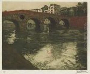 Le Pont De Verone by Fritz Thaulow