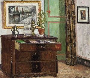 Interieur Avec Commode by Louis Thevenet