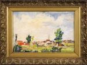 Village De Campagne by Louis Thevenet