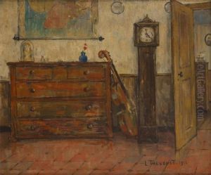 Horloge Gaine Et Violoncelle.