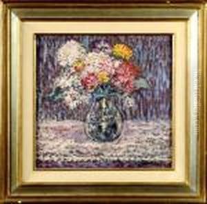 Vase Garni De Fleurs Vase Garni De Fleurs