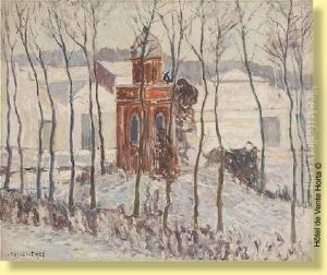 Lepavillon Sur Fond Des Usines Chicoree Pacha by Louis Thevenet