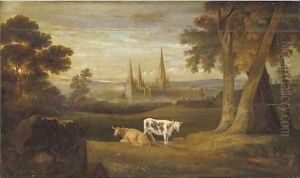 Lichfield Cathedral by English Provincial School