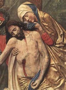 High Altar of St Mary (detail of the Lamentation)