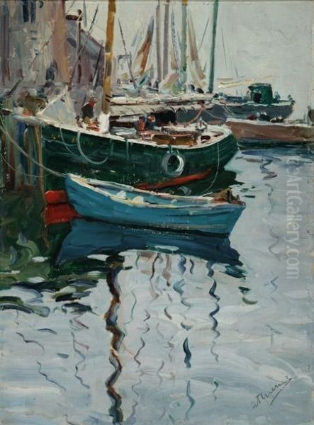 Gray Morning, Rockport Harbor - view 1