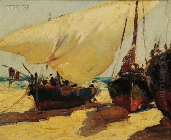 Beached Boats - view 1