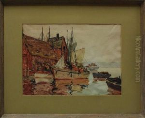 Dock Scene by Anthony Thieme